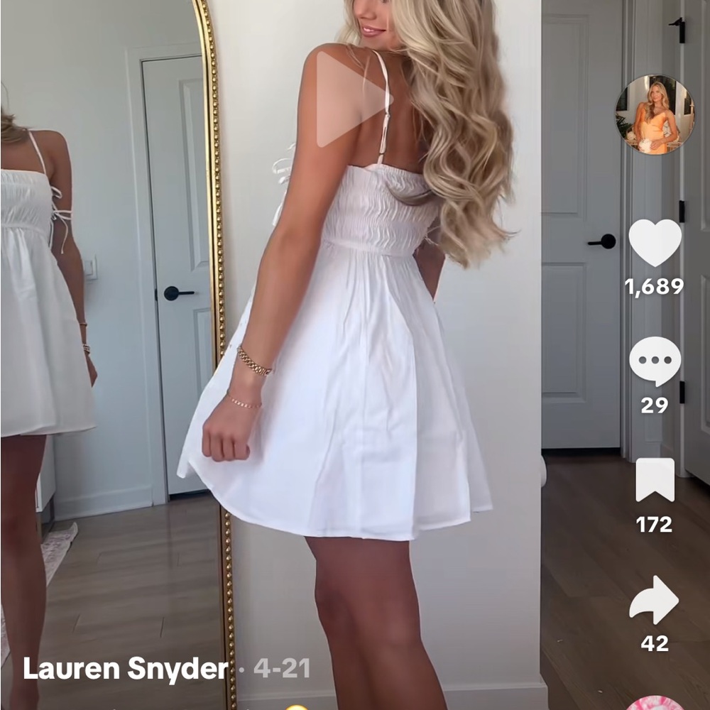 ABERCROMBIE BABYDOLL DRESS - Picture 4 of 11